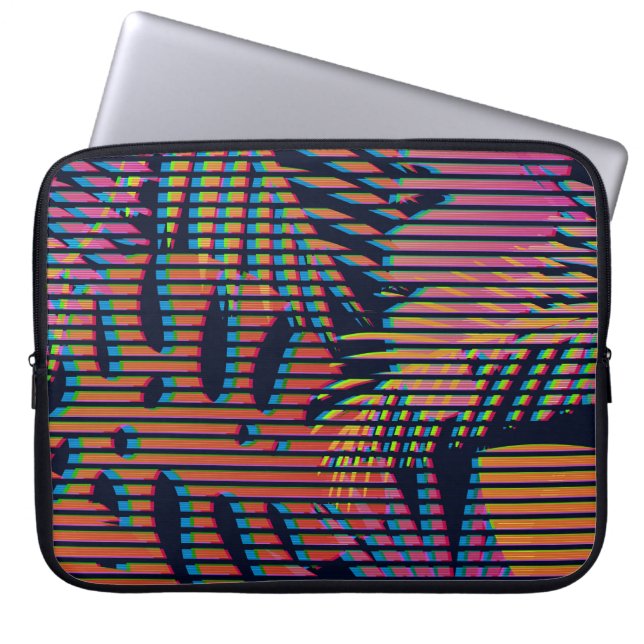 Seamless tropical pattern with tropical plants. Ha Laptop Sleeve (Front)