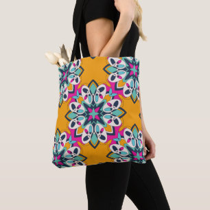 Seamless Turkish Colorful Cute   Tote Bag
