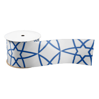 Seamless Turkish Colorful Design Arabic Cute  Satin Ribbon