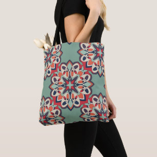 Seamless Turkish Colorful    Tote Bag