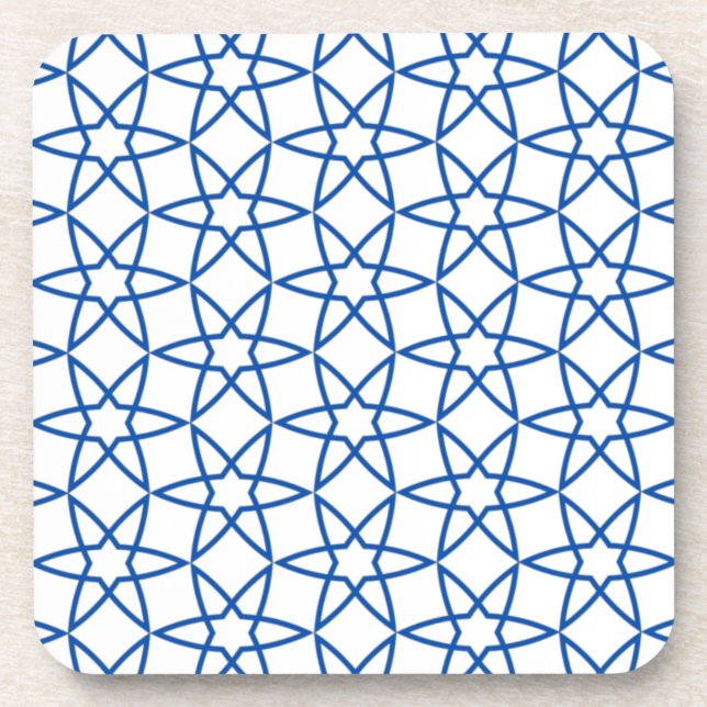 Seamless Turkish Colourful Design Arabic Cute     Coaster (Front)