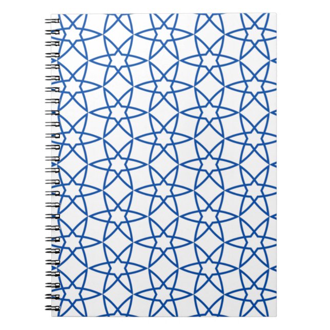 Seamless Turkish Colourful Design Arabic Cute  Notebook (Front)