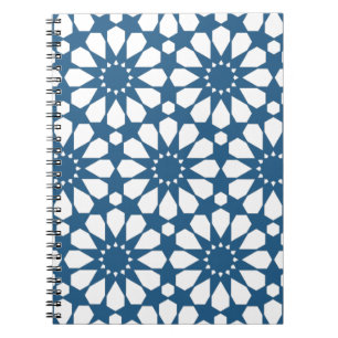 Seamless Turkish Colourful Design Cute  Notebook