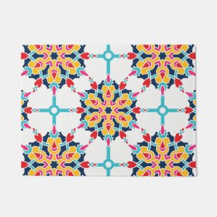 Seamless Turkish Colourful Design Doormat