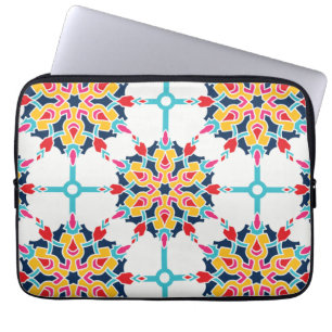 Seamless Turkish Colourful Design Laptop Sleeve