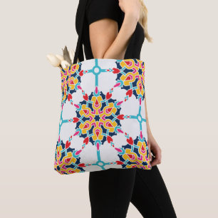 Seamless Turkish Colourful Design    Tote Bag