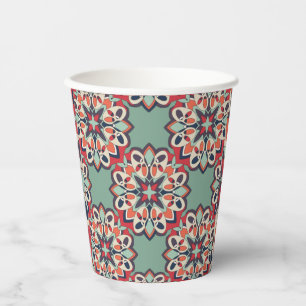 Seamless Turkish Colourful Paper Cups