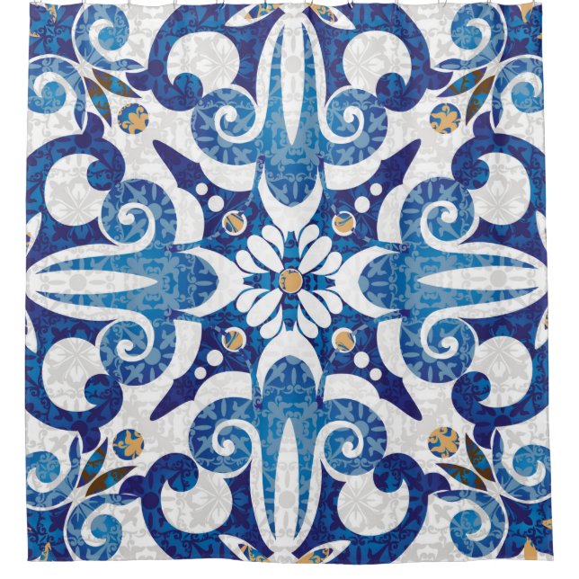 Seamless turkish colourful pattern. Vintage multic (Front)