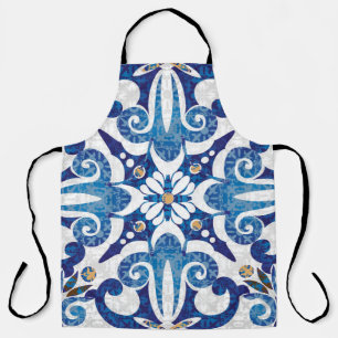 Seamless turkish colourful pattern. Vintage multic Apron