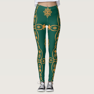 Seamless Turkish Colourful Vintage Leggings