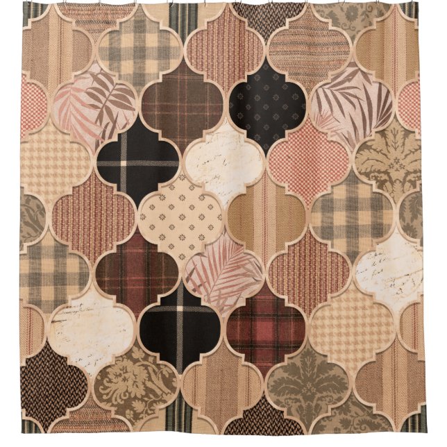 Seamless Various Textured Moroccan Tile Pattern Fa (Front)