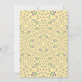 seamless vector pattern flowers design invitation