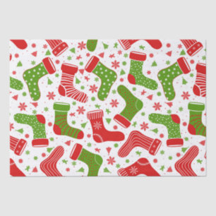 Seamless vector pattern with different Christmas Tissue Paper