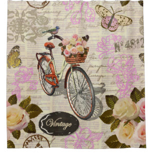 Seamless vintage background with roses, butterfly