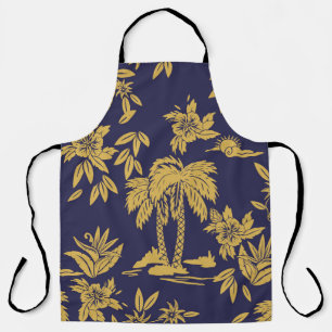 Seamless vintage design designs with Hawaii,  trop Apron