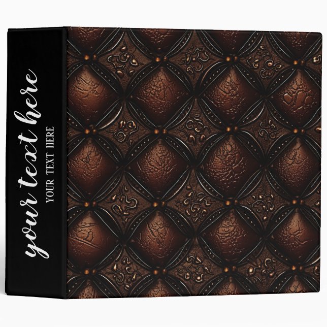 Seamless Vintage Embossed Binder (Front/Spine)