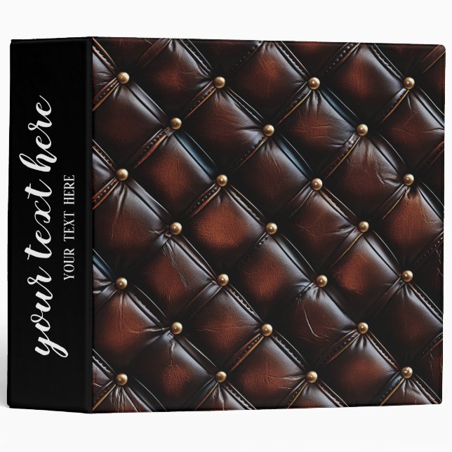 Seamless Vintage Embossed Binder (Front/Spine)