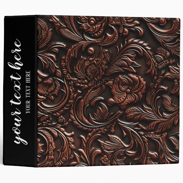 Seamless Vintage Embossed Binder (Front/Spine)