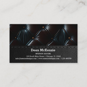 Seamless Vintage Embossed Business Card