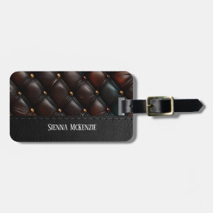 Seamless Vintage Embossed luggage tag