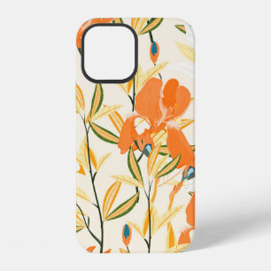 Seamless vintage floral pattern. Arrangement orang iPhone 12 Case