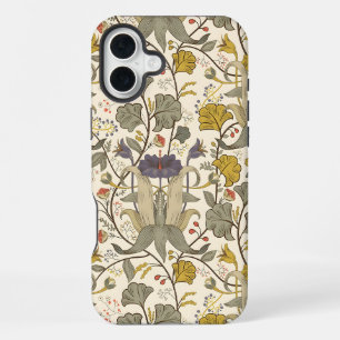 Seamless vintage floral pattern iPhone 16 plus case