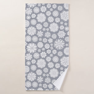 Seamless vintage floral pattern,  spring/summer ba bath towel