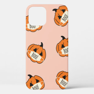 Seamless vintage Halloween Pumpkin. Pumpkins weari iPhone 12 Case
