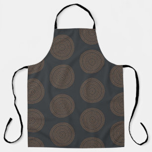 Seamless vintage mandalas. vintage decorative elem apron