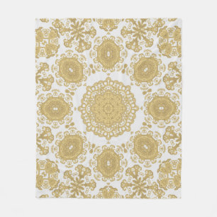 Seamless vintage ornamental texture, oriental, med fleece blanket