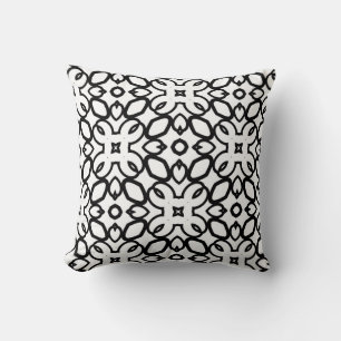 Seamless vintage pattern in geometric ornamental s throw pillow