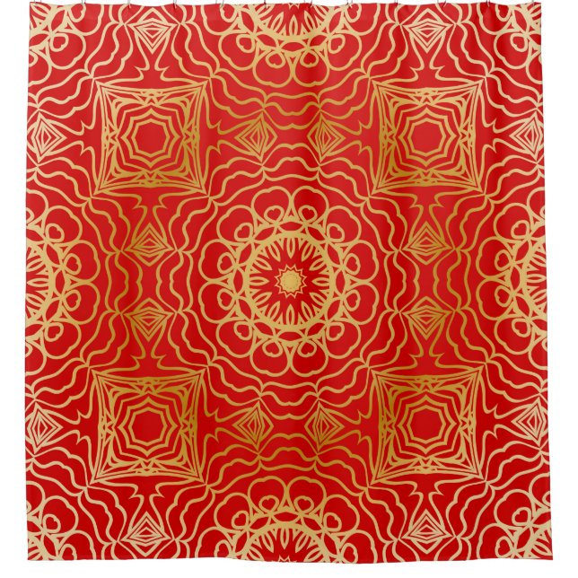 Seamless vintage pattern with abstract floral and  (Front)
