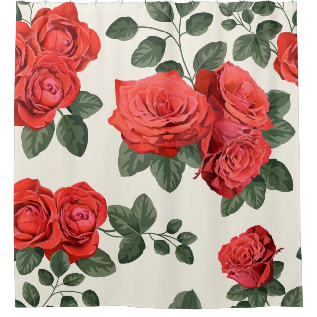 Seamless vintage pattern with roses (Front)