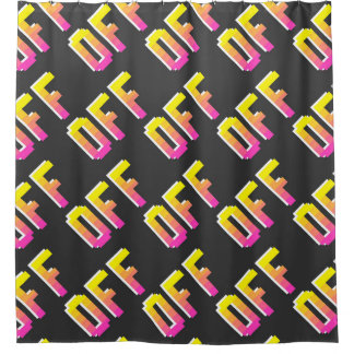 Seamless vintage pixel off signs pattern. Outline 