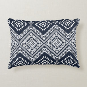 Seamless vintage Tribal Pattern Design. Stylish Mo Accent Pillow