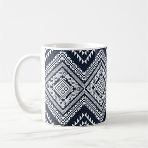 Seamless vintage Tribal Pattern Design. Stylish Mo Coffee Mug