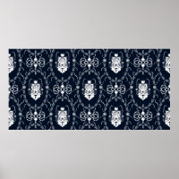 Seamless wallpaper background floral vintage