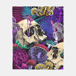 Seamless wallpaper pattern. Bright Magic Psychedel Fleece Blanket