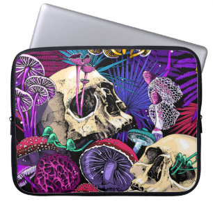 Seamless wallpaper pattern. Bright Magic Psychedel Laptop Sleeve