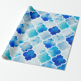 Seamless watercolor background. Beautiful hand dra Wrapping Paper
