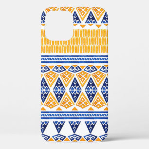 Seamless watercolor bohemian pattern iPhone 12 case