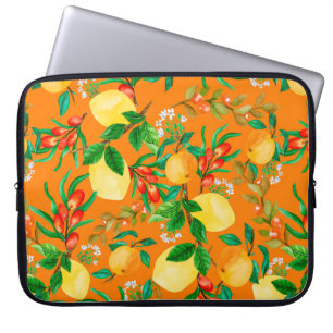 seamless watercolor illustration background mix co laptop sleeve