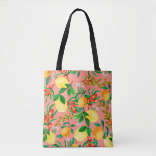 seamless watercolor illustration background mix co tote bag