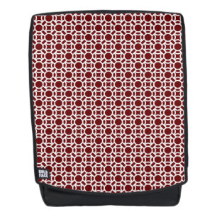 Seamless White Pattern DIY Background Colour Backpack