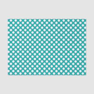 Seamless White Polka dot - Customizable background Tissue Paper