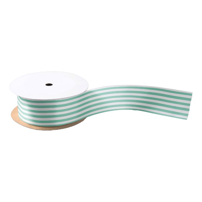Seamless White Stripes and DIY Background Colour Satin Ribbon (Spool)