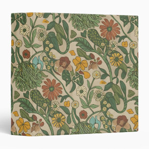 Seamless William Morris style floral pattern 3 Rin Binder