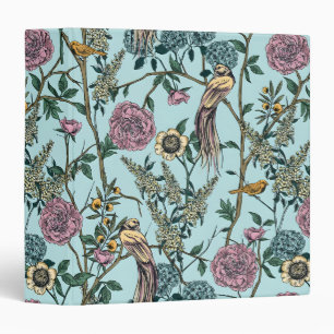 Seamless William Morris style floral pattern Binder