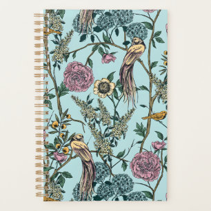 Seamless William Morris style floral pattern Planner