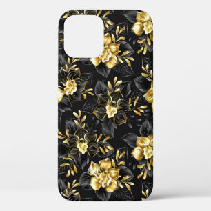 Seamless with jewellery orchids iPhone 12 case